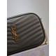 Replica di lusso Borsa a tracolla Trapuntato Lou Mini YSL Saint Laurent Verde Imitazioni Cloni Borsa a tracolla Trapuntato Lou Mini YSL Saint Laurent Verde firmate