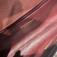 Replica di lusso Borse Chanel 26P piccola con manico Coco AS6091 Borgogna Imitazioni Cloni Borse Chanel 26P piccola con manico Coco AS6091 Borgogna firmate
