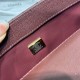 Replica di lusso Borse Chanel 26P piccola con manico Coco AS6091 Borgogna Imitazioni Cloni Borse Chanel 26P piccola con manico Coco AS6091 Borgogna firmate