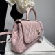 Replica di lusso Borse Chanel 26P piccola con manico Coco AS6091 Rosa Imitazioni Cloni Borse Chanel 26P piccola con manico Coco AS6091 Rosa firmate