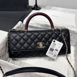 Borse Chanel 26P piccola con manico Coco AS6091 nera Borse Chanel 26P piccola con manico Coco AS6091 nera