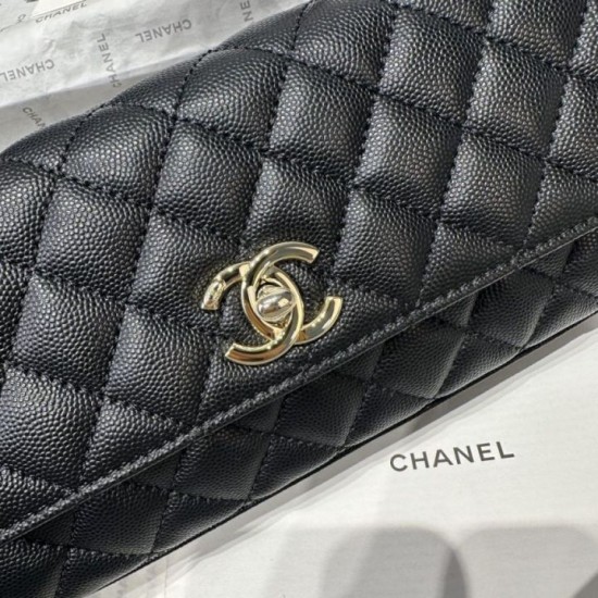 Cloni Borse Chanel 26P piccola con manico Coco AS6091 nera firmate