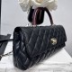 Cloni Borse Chanel 26P piccola con manico Coco AS6091 nera firmate
