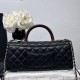 Cloni Borse Chanel 26P piccola con manico Coco AS6091 nera firmate