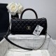 Cloni Borse Chanel 26P piccola con manico Coco AS6091 nera firmate