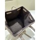Replica di lusso Mini borsa tote Fendi Origami tessuto jacquard Marrone Imitazioni Cloni Mini borsa tote Fendi Origami tessuto jacquard Marrone firmate