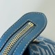 Replica di lusso Borsa a mano media Fendi By The Way morbida blu Imitazioni Cloni Borsa a mano media Fendi By The Way morbida blu firmate