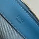 Replica di lusso Borsa a mano media Fendi By The Way morbida blu Imitazioni Cloni Borsa a mano media Fendi By The Way morbida blu firmate