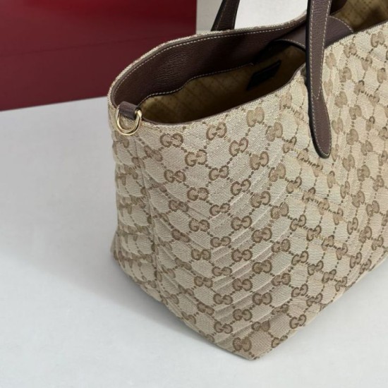 Cloni Borse tote media Gucci 855279 GG Marmont Marrone firmate