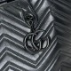 Replica di lusso Borsa tote media Gucci 855279 GG Marmont Nero Imitazioni Cloni Borsa tote media Gucci 855279 GG Marmont Nero firmate
