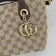 Replica di lusso Borsa tote piccola Gucci GG Marmont 855391 Marrone Imitazioni Cloni Borsa tote piccola Gucci GG Marmont 855391 Marrone firmate