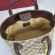 Replica di lusso Borsa tote piccola Gucci GG Marmont 855391 Marrone Imitazioni Cloni Borsa tote piccola Gucci GG Marmont 855391 Marrone firmate