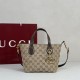 Replica di lusso Borsa tote piccola Gucci GG Marmont 855391 Marrone Imitazioni Cloni Borsa tote piccola Gucci GG Marmont 855391 Marrone firmate