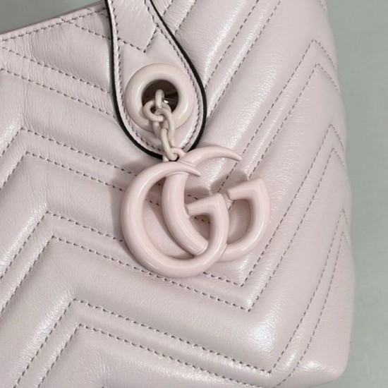 Replica di lusso Bora Pari tote piccola Gucci GG Marmont 855391 Rosa Imitazioni Cloni Bora Pari replica tote piccola Gucci GG Marmont 855391 Rosa firmate