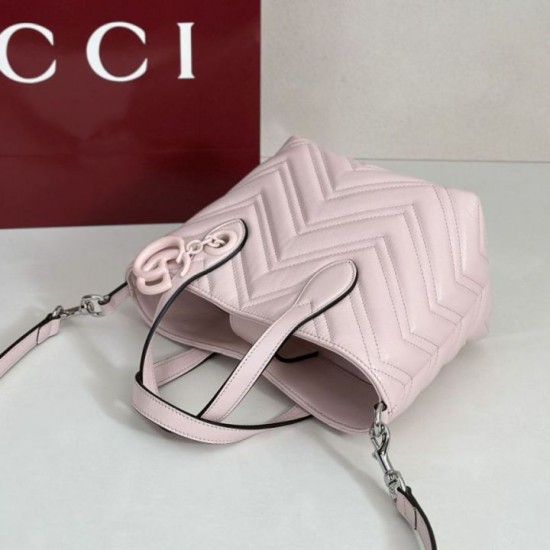 Replica di lusso Bora Pari tote piccola Gucci GG Marmont 855391 Rosa Imitazioni Cloni Bora Pari replica tote piccola Gucci GG Marmont 855391 Rosa firmate