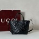 Replica di lusso Borsa tote piccola Gucci GG Marmont 855391 Nero Imitazioni Cloni Borsa tote piccola Gucci GG Marmont 855391 Nero firmate