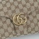 Replica di lusso Bora Pari a tracolla piccola Gucci GG Marmont 855391 Marrone Imitazioni Cloni Bora Pari replica a tracolla piccola Gucci GG Marmont 855391 Marrone firmate