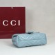 Replica di lusso Borsa a tracolla piccola Gucci GG Marmont 855391 Blu Imitazioni Cloni Borsa a tracolla piccola Gucci GG Marmont 855391 Blu firmate