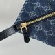 Replica di lusso Borse media Gucci Vanity con manico superiore 857799 Blu Imitazioni Replica Borse media Gucci Vanity con manico superiore 857799 Blu firmate