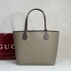 Replica di lusso Borse tote media Gucci Ophidia marrone Imitazioni Cloni Borse tote media Gucci Ophidia marrone firmate