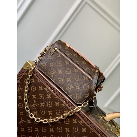Replica di lusso Borse Louis Vuitton Pochette Métis East West M46279 Marrone Imitazioni Cloni Borse Replica Louis Vuitton Pochette Métis East West M46279 Marrone firmate