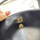 Replica di lusso Borse bowling piccola Chanel AS6143 Nero Imitazioni Cloni Borse bowling piccola Chanel AS6143 Nero firmate