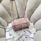 Replica di lusso Borse bowling piccola Chanel AS6143 Rosa Imitazioni Cloni Borse bowling piccola Chanel AS6143 Rosa firmate