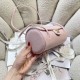 Replica di lusso Borse bowling piccola Chanel AS6143 Rosa Imitazioni Cloni Borse bowling piccola Chanel AS6143 Rosa firmate