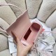 Replica di lusso Borse bowling piccola Chanel AS6143 Rosa Imitazioni Cloni Borse bowling piccola Chanel AS6143 Rosa firmate
