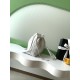 Replica di lusso Borsa a secchiello trapuntata con coulisse Chanel AS5227 bianco Imitazioni Cloni Borsa a secchiello trapuntata con coulisse Chanel AS5227 bianco firmate