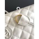 Replica di lusso Borsa a secchiello trapuntata con coulisse Chanel AS5227 bianco Imitazioni Cloni Borsa a secchiello trapuntata con coulisse Chanel AS5227 bianco firmate