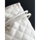 Replica di lusso Borsa a secchiello trapuntata con coulisse Chanel AS5227 bianco Imitazioni Cloni Borsa a secchiello trapuntata con coulisse Chanel AS5227 bianco firmate