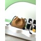 Cloni Borsa a secchiello/hobo Chanel trapuntata con coulisse scamosciata AS5227 marrone firmate