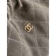 Replica di lusso Borse Alta Qualità a secchiello/hobo Chanel trapuntata con coulisse scamosciata AS5227 Grigio Imitazioni Cloni Borse Replica Alta Qualità a secchiello/hobo Chanel trapuntata con coulisse scamosciata AS5227 Grigio firmate