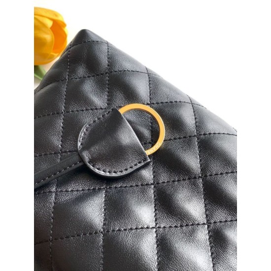 Replica di lusso Imitazioni borse griffate a secchiello trapuntata con coulisse Chanel AS5227 Nero Imitazioni Cloni Imitazioni borse griffate a secchiello trapuntata con coulisse Chanel AS5227 Nero firmate