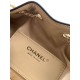 Replica di lusso Mini borsa Chanel 26P trapuntata in rafia intrecciata AS5631 marrone Imitazioni Cloni Mini borsa Chanel 26P trapuntata in rafia intrecciata AS5631 marrone firmate