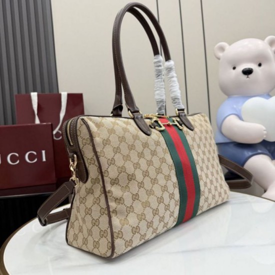 Replica di lusso Borsa bauletto grande Gucci Borsetto 866734 Marrone Imitazioni Cloni Borsa bauletto grande Gucci Borsetto 866734 Marrone firmate