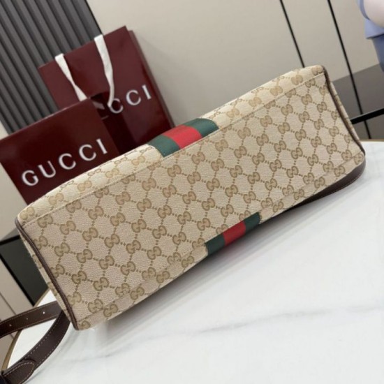 Replica di lusso Borsa bauletto grande Gucci Borsetto 866734 Marrone Imitazioni Cloni Borsa bauletto grande Gucci Borsetto 866734 Marrone firmate