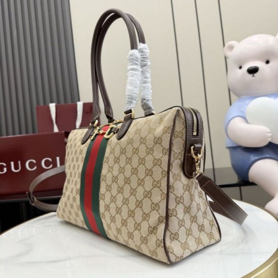 Replica di lusso Borsa bauletto grande Gucci Borsetto 866734 Marrone Imitazioni Cloni Borsa bauletto grande Gucci Borsetto 866734 Marrone firmate