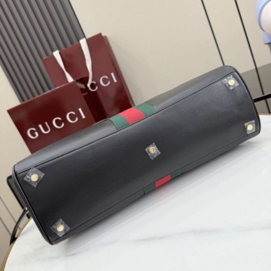 Cloni Borsa bauletto grande Gucci Borsetto 866734 Nero firmate