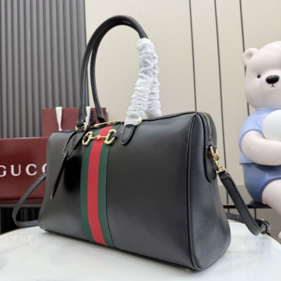 Cloni Borsa bauletto grande Gucci Borsetto 866734 Nero firmate