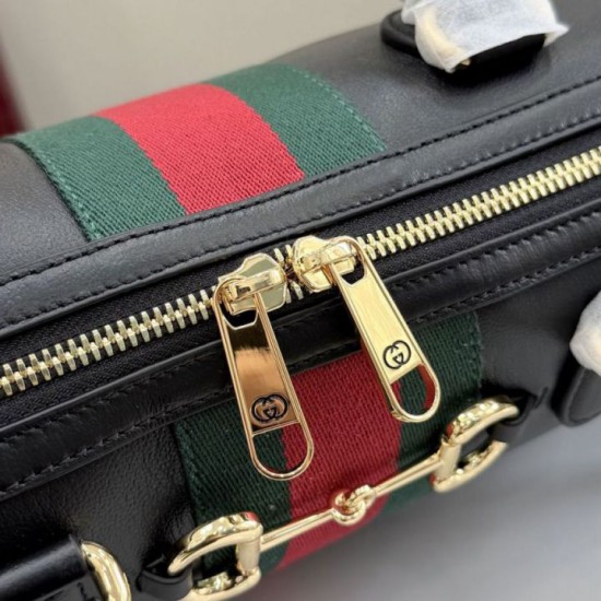 Cloni Borsa bauletto grande Gucci Borsetto 866734 Nero firmate