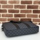 Replica di lusso Borsa da lavoro media da uomo Gucci GG 792077 nera Imitazioni Cloni Borsa da lavoro media da uomo Gucci GG 792077 nera firmate