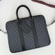 Replica di lusso Borsa da lavoro media da uomo Gucci GG 792077 nera Imitazioni Cloni Borsa da lavoro media da uomo Gucci GG 792077 nera firmate