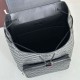Replica di lusso Zaino medio da uomo Gucci con emblema GG 854750 Nero Imitazioni Cloni Zaino medio da uomo Gucci con emblema GG 854750 Nero firmate