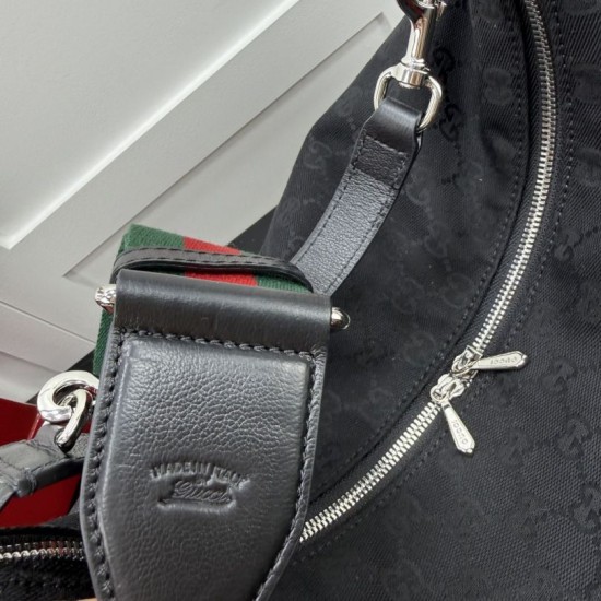 Replica di lusso Borse Alta Qualità a tracolla media da uomo Gucci Brera 866938 nera Imitazioni Cloni Borse Replica Alta Qualità a tracolla media da uomo Gucci Brera 866938 nera firmate