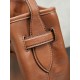 Replica di lusso Borsa a secchiello a tracolla Miu Miu Aventure nappa 5BE101 Marrone Imitazioni Cloni Borsa a secchiello a tracolla Miu Miu Aventure nappa 5BE101 Marrone firmate