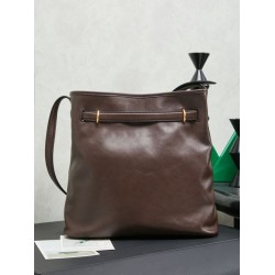 Borsa a secchiello a tracolla Miu Miu Aventure nappa 5BE101 Caffè Borsa a secchiello a tracolla Miu Miu Aventure nappa 5BE101 Caffè