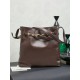Replica di lusso Borsa a secchiello a tracolla Miu Miu Aventure nappa 5BE101 Caffè Imitazioni Cloni Borsa a secchiello a tracolla Miu Miu Aventure nappa 5BE101 Caffè firmate