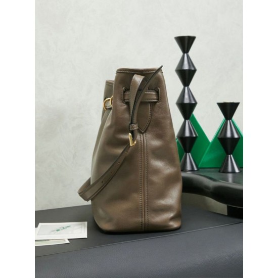 Replica di lusso Borsa a secchiello a tracolla Miu Miu Aventure nappa 5BE101 Radica Imitazioni Cloni Borsa a secchiello a tracolla Miu Miu Aventure nappa 5BE101 Radica firmate